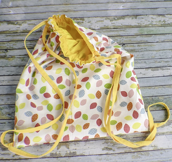 Learn to Sew a Drawstring Bag - Beginner Sewing Project 
