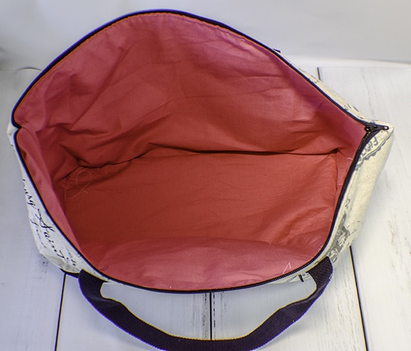 How to make a large travel tote