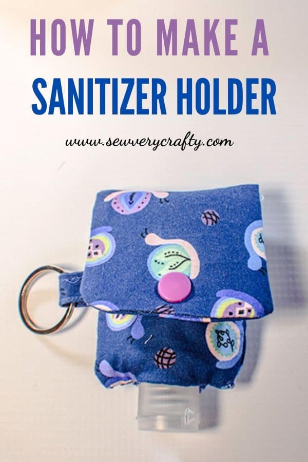 How to Make a Key Chain hand sanitizer holder