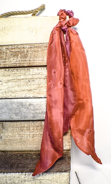 How to Make a Silk Scarf Scrunchy