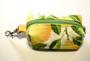 How to make a boxy key chain zipper pouch