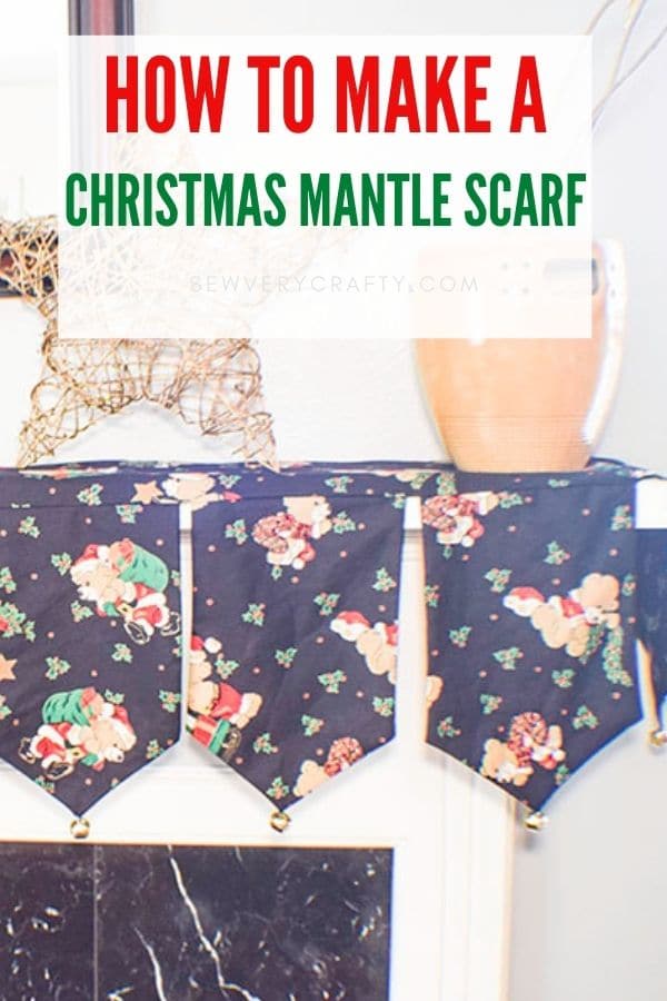 How to make a Christmas Mantle Scarf