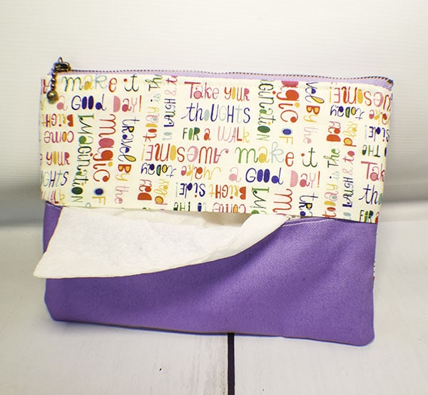 Natural Canvas Zipper Pouch, Hobby Lobby