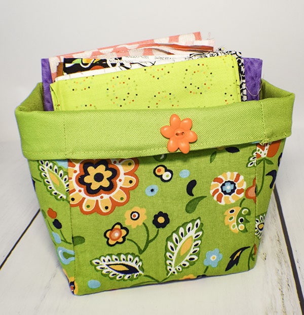 How to Make Fabric Storage Cubes