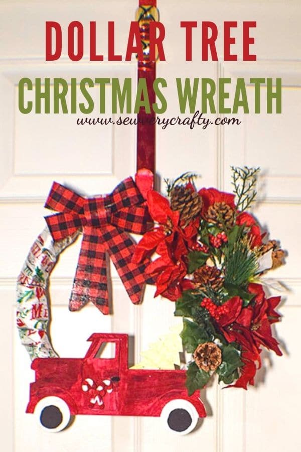 How to Make a Dollar Tree Christmas Wreath
