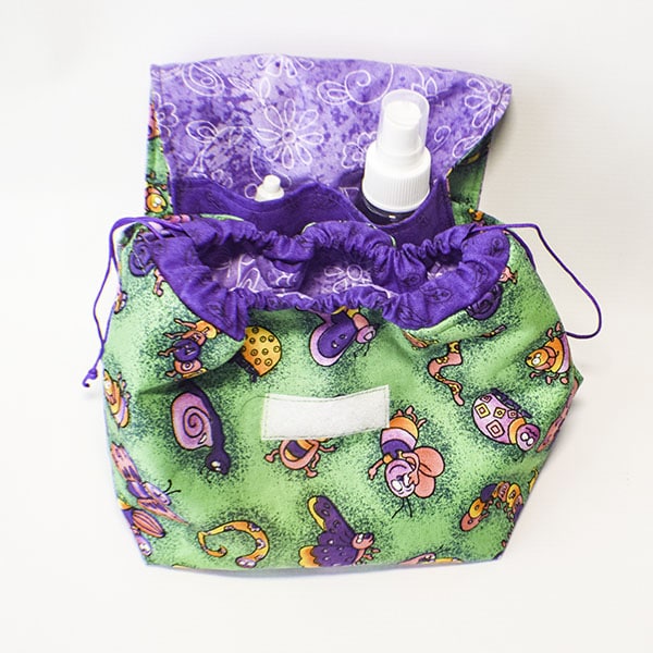 How to Make a travel pouch with cover