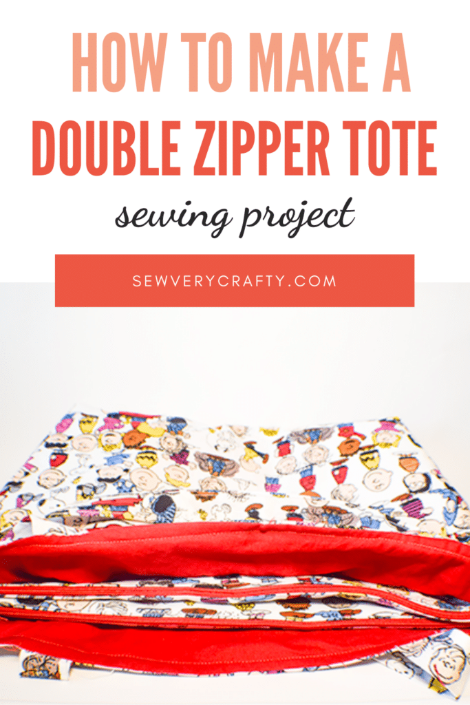 How to Make a Double Zipper Divided Tote