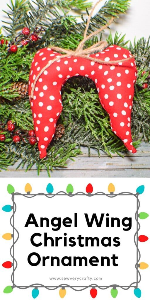 How to Make Angel Wing Christmas Ornaments