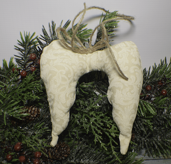 How to Make angel wing Christmas ornaments