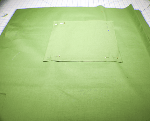 Add the lining pocket
