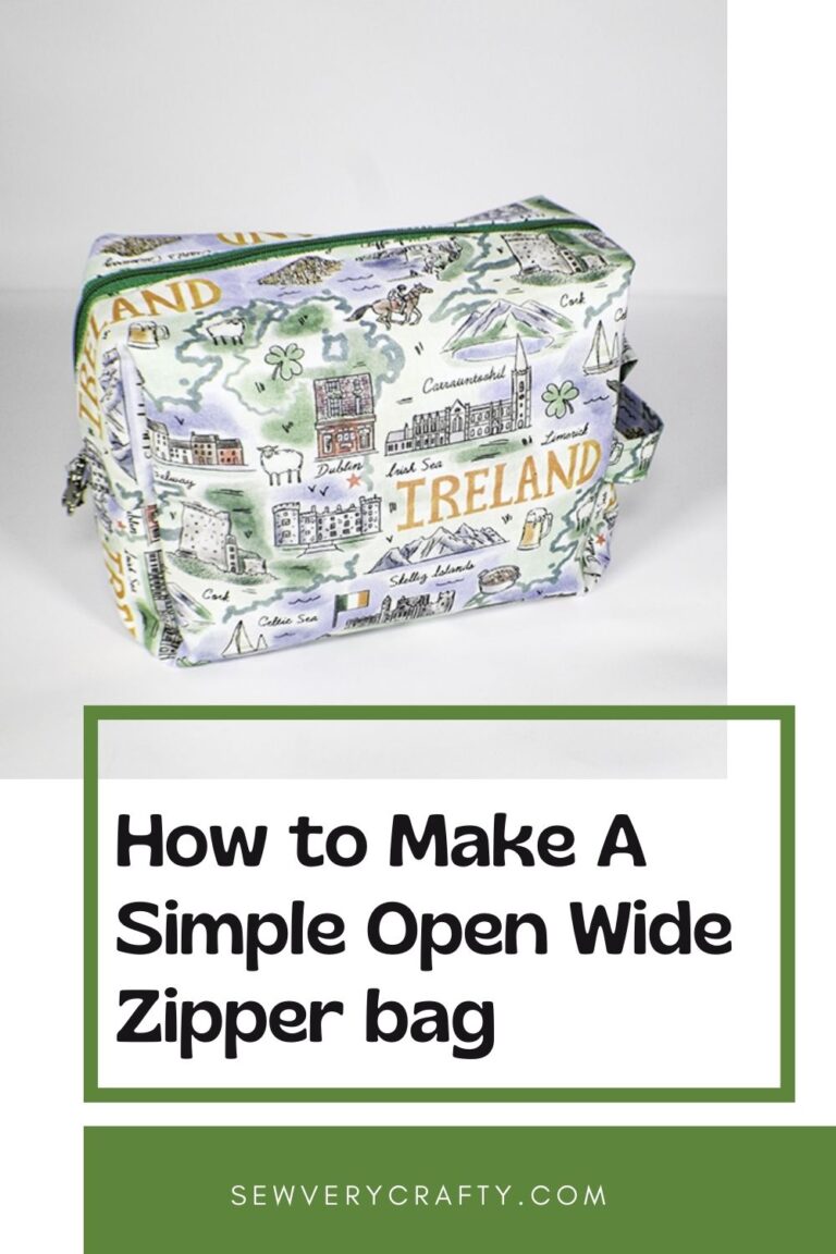 Zipper Design Open Box How to Make an Open Wide Box Zipper Bag - Sew Very Crafty