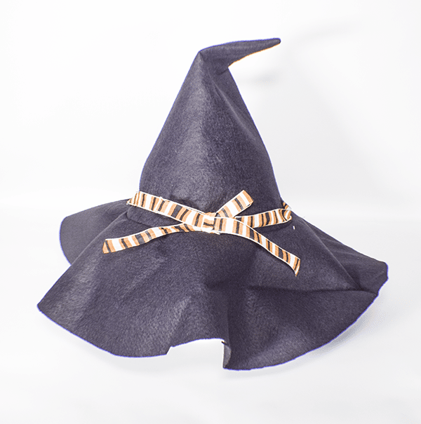 Extra Large Witch Hat, Extra Wide Brim Witch Hat, Black Witch's