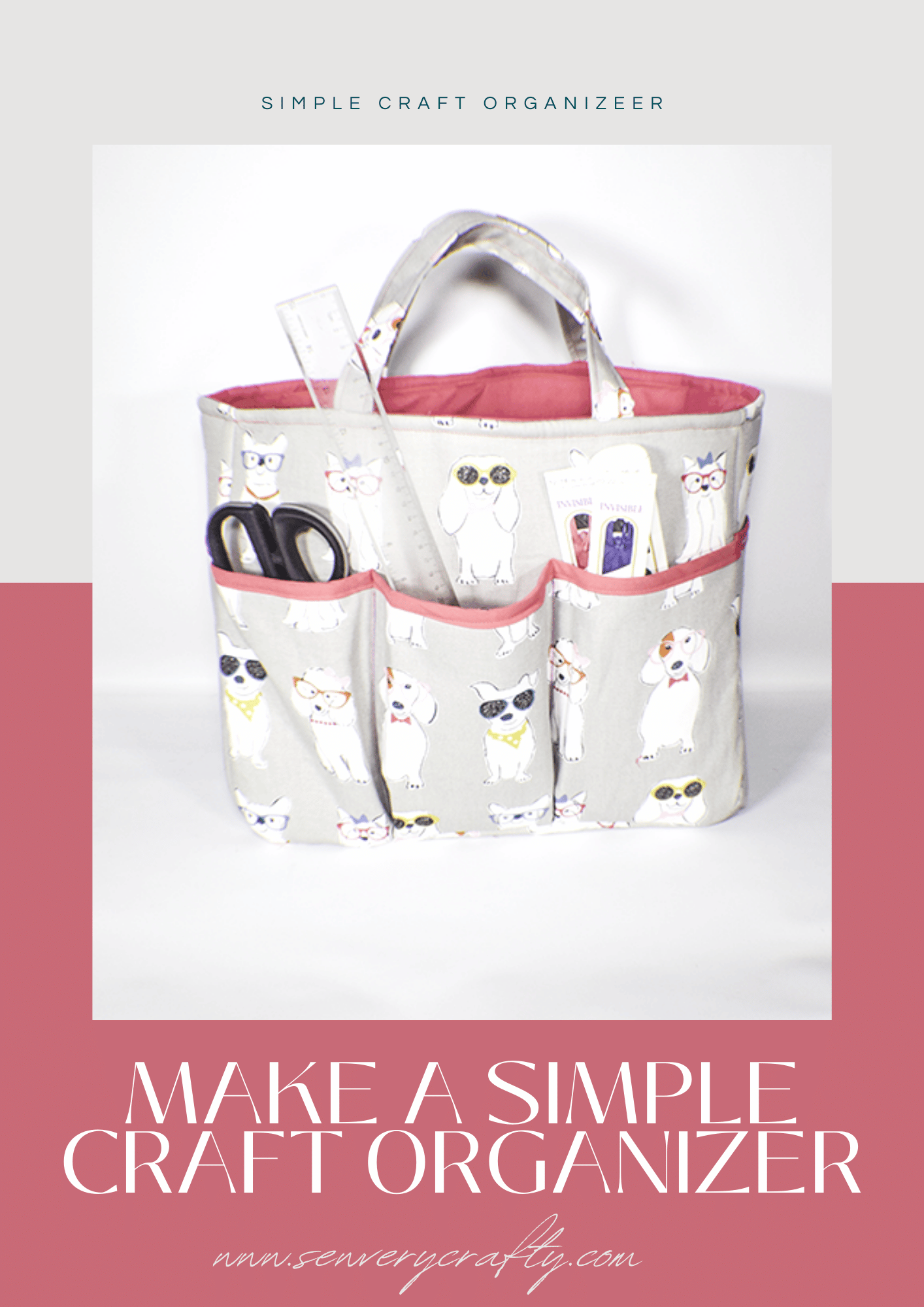 How to Make a Craft Organizer - Sew Very Crafty