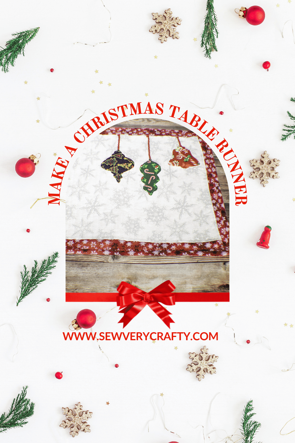 How to Make a Christmas Table Runner - Sew Very Crafty