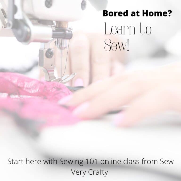 Sewing 101: Learn to Sew - Sew Very Crafty