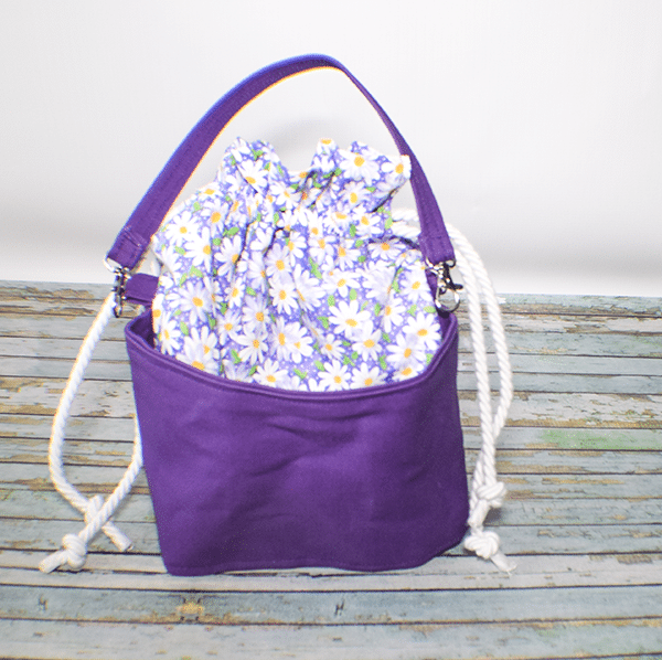 How to Make a Drawstring Bag with Pockets
