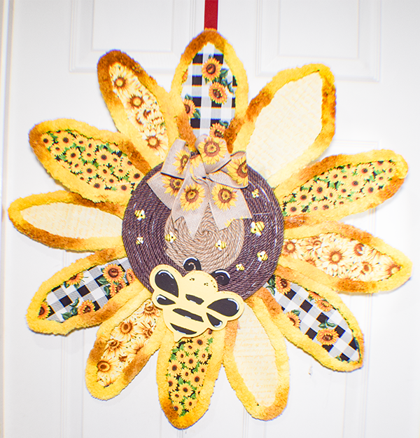 How to Make a Dollar Tree Sunflower Wreath