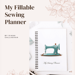 My Fillable Sewing Planner