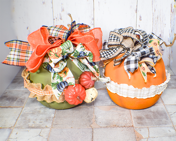 How to Make Dollar Tree Plastic Bowl Pumpkins