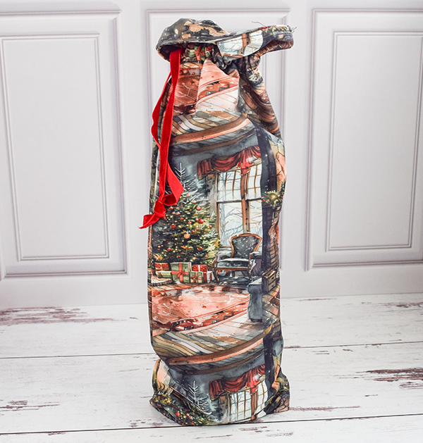 How to Make a Reversible Bottle gift Bag