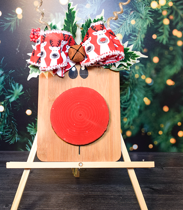 How to Make a Dollar Tree Rudolph Shelf Sitter