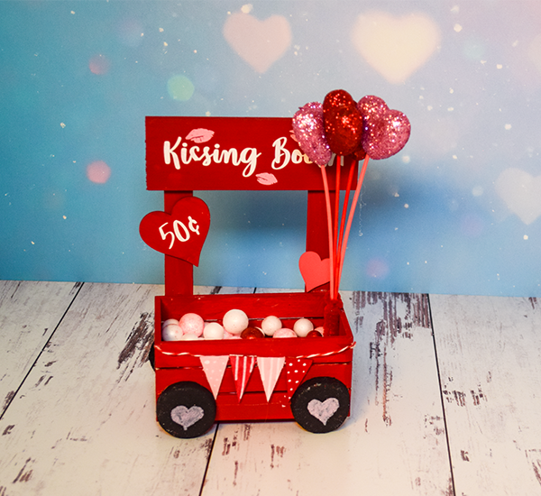 How to Make a Dollar Tree Valentine’s Kissing Booth