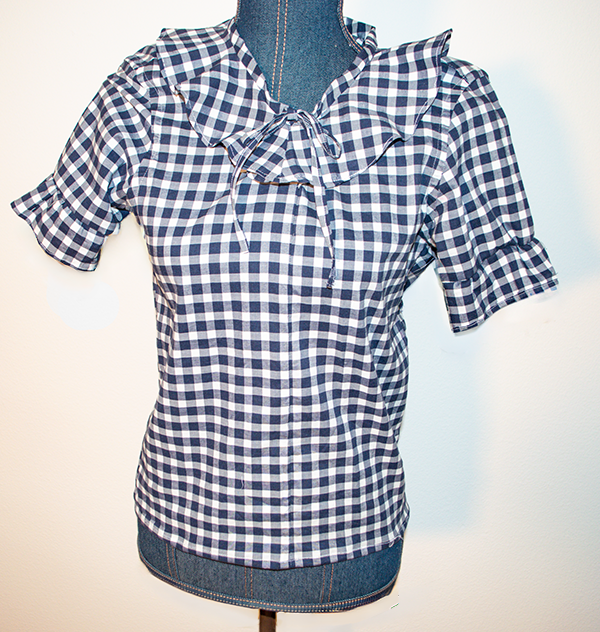 How to upcycle a man's shirt into a woman's blouse