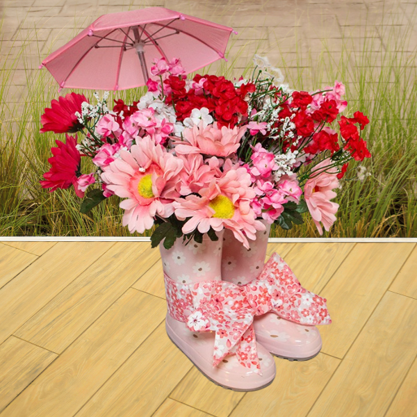 How to Make a Spring Umbrella FLower Craft