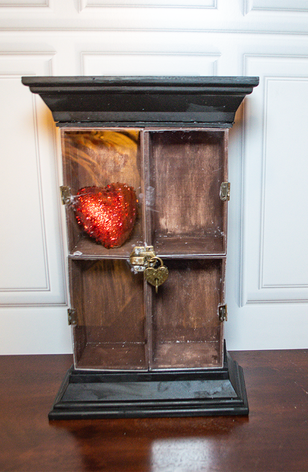 How to Make a Small Dollar Tree Curio Cabinet