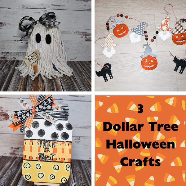 How to Make 3 different dollar tree halloween projects