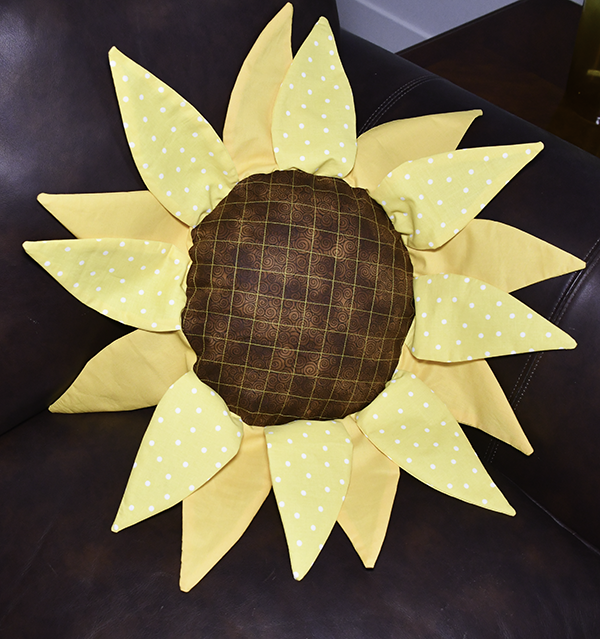 How to Make an autumn sunflower pillow