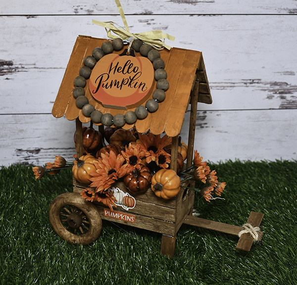 How to make a Dollar Tree Autumn Pumpkin Stand