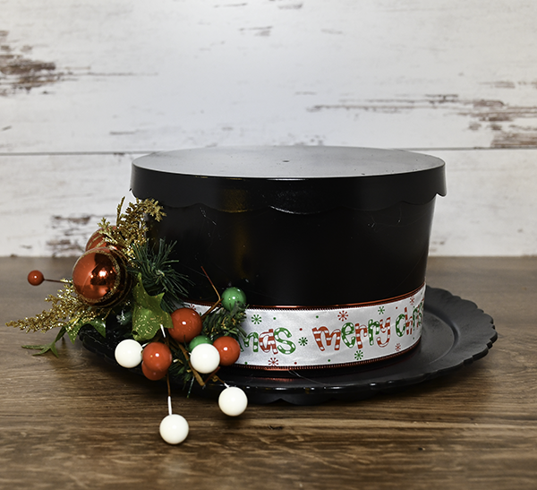 How to Make a Super Simple Dollar Tree Snowman Hat Cookie Container