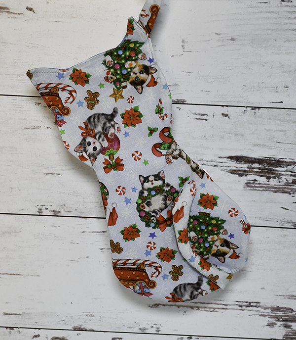 How to Make a cat Christmas Stocking